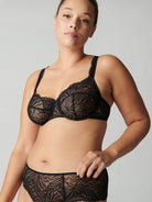 Exotica Sheer Demi Bra - Black - Flirt! Luxe Lingerie & Sleepwear