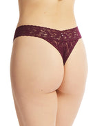 Signature Lace Original Rise Thong - Dried Cherry Red - Flirt! Luxe Lingerie & Sleepwear