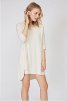 Bamboo Nightshirt with 3/4 Sleeves - Flirt! Luxe Lingerie & Sleepwear