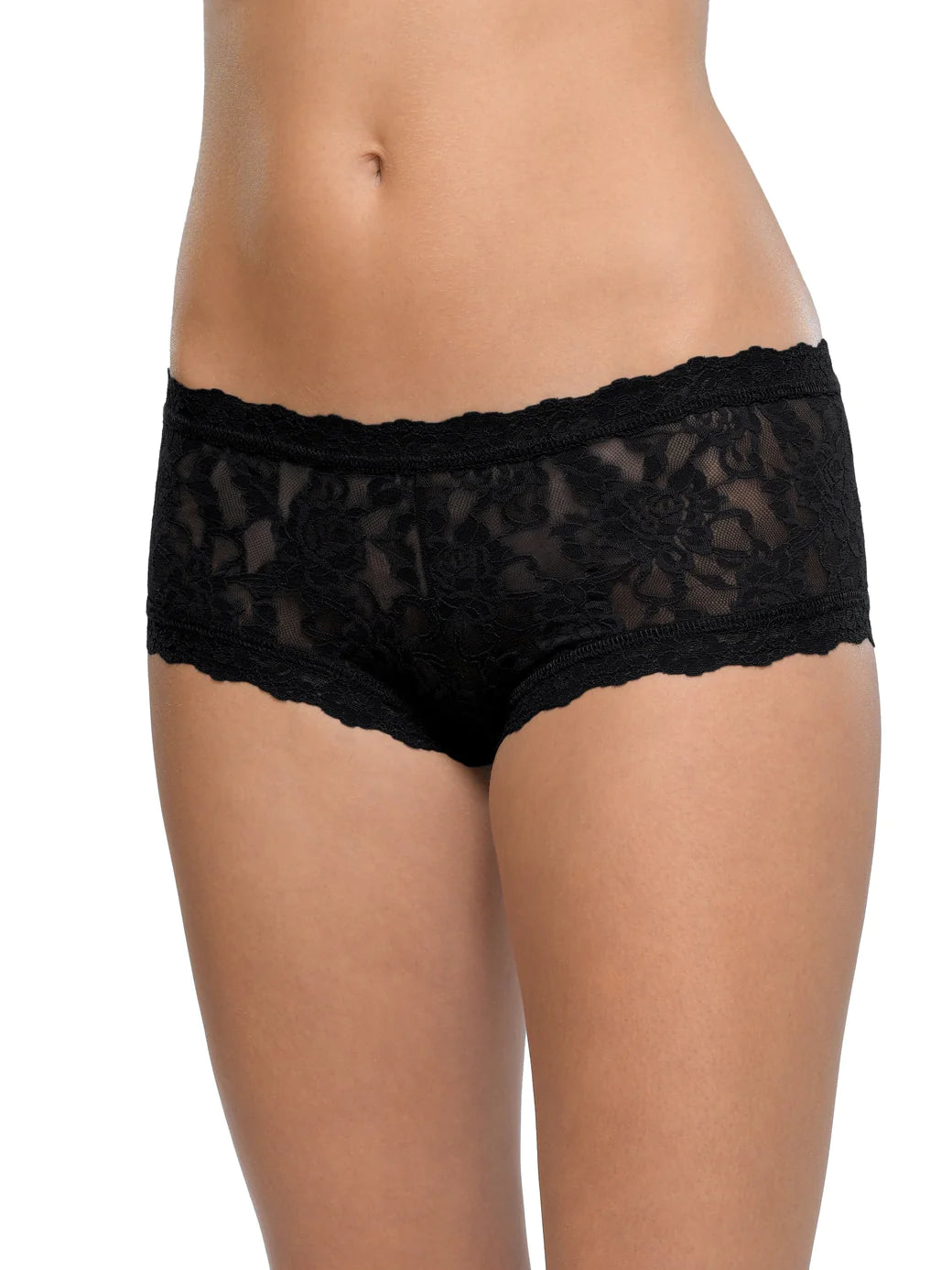 Signature Lace Boyshort - Black - Flirt! Luxe Lingerie & Sleepwear