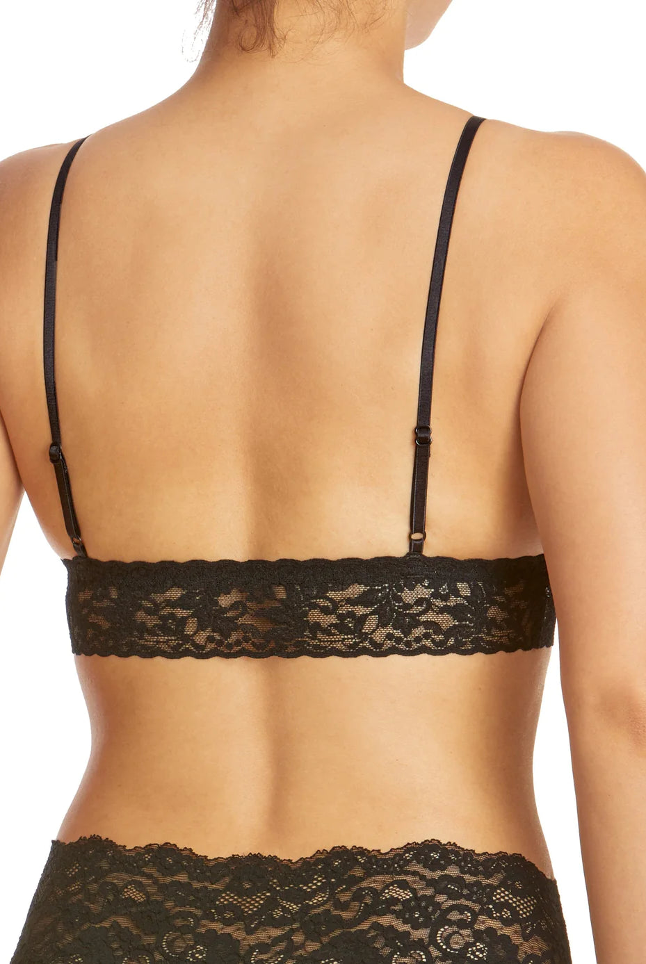 Signature Lace Padded Triangle Bralette - Black - Flirt! Luxe Lingerie & Sleepwear