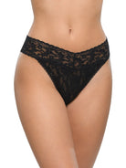 Signature Lace Original Rise Thong - Black - Flirt! Luxe Lingerie & Sleepwear