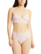 Signature Lace Padded Triangle Bralette - Bliss Pink - Flirt! Luxe Lingerie & Sleepwear