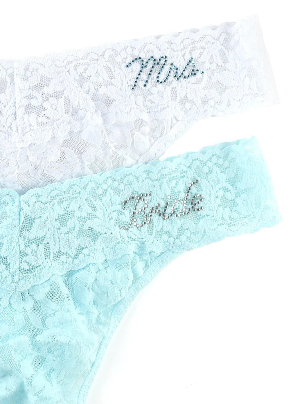 Bride & Mrs Low Rise Thong 2 Pack - Flirt! Luxe Lingerie & Sleepwear