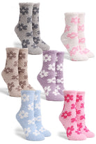 Daisy Fuzzy Crew Socks - Flirt! Luxe Lingerie & Sleepwear