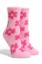 Daisy Fuzzy Crew Socks - Flirt! Luxe Lingerie & Sleepwear