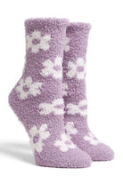 Daisy Fuzzy Crew Socks - Flirt! Luxe Lingerie & Sleepwear