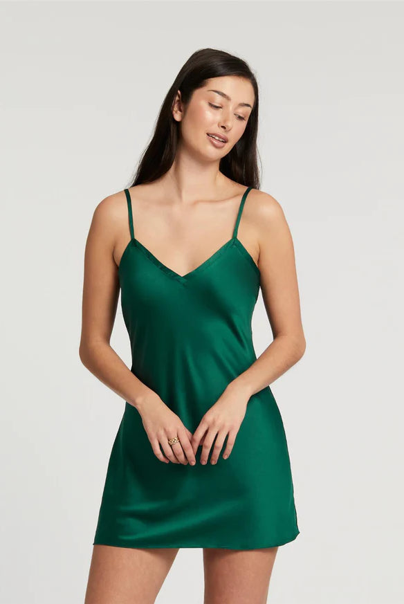 Fresh Chemise Emerald Green - Flirt! Luxe Lingerie & Sleepwear