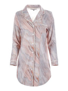 Peach Marble Nightshirt - Flirt! Luxe Lingerie & Sleepwear