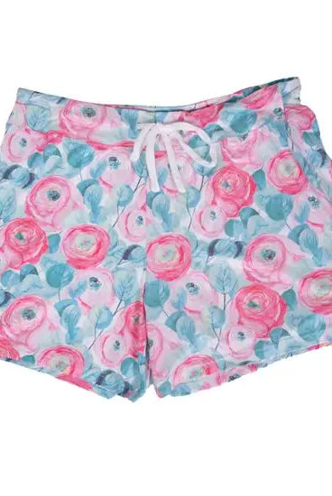 Rose Garden Pajama Shorts - Flirt! Luxe Lingerie & Sleepwear