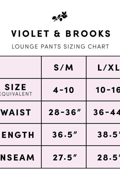 Quilted Blush Lounge Pants - Flirt! Luxe Lingerie & Sleepwear