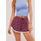 Free People Sugar Dreams Sleep Shorts - Wine - Flirt! Luxe Lingerie & Sleepwear