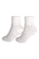 Two Tone Fuzzy Crew Socks - Flirt! Luxe Lingerie & Sleepwear