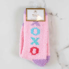 XOXO Pink Fuzzy Socks - Flirt! Luxe Lingerie & Sleepwear